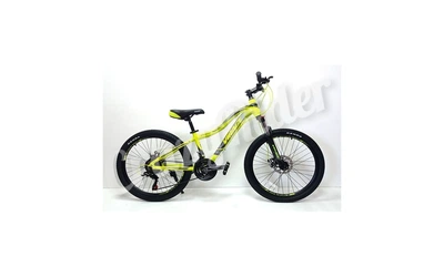 Велосипед 24" Virage COMPASS AM DD EF500 (рама 13") желтый неоновый с черным
