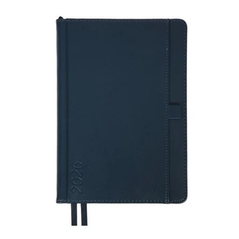 Щоденник Leo Planner 2026 Legacy, твердий, синій (252648)