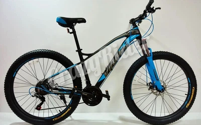 Велосипед 27,5" Virage FATT AM DD EF500 (рама 18") черно-серо-синий глянец