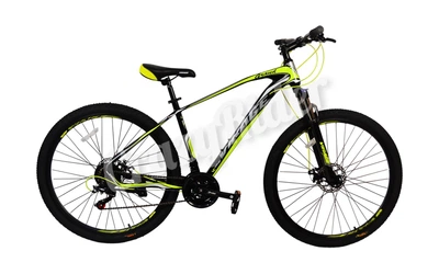 Велосипед 29" Virage Grand AM DD EF500 (рама 18") чорно-салатний з сірим глянець