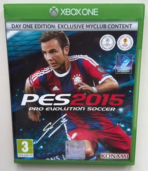 Диск для XBOX One - Pro Evolution Soccer 2015 Day One Edition Exclusive Myclub Content, русские субтитры, Б/У