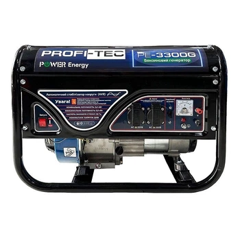 Генератор бензиновий PROFI-TEC PE-3300G (100% мідь)