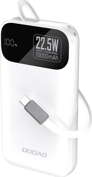 Powerbank Dudao K31 10000 mAh 22.5W White (6977196682003)