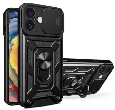 Протиударний броньований чохол із захистом камери для iPhone 17 Armor Case Keysion black
