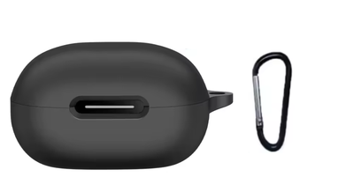 Чохол-накладка DK для Anker SoundCore P40i | Silicone Candy Friendly з карабіном (black)