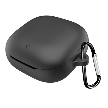Чехол-накладка DK для Anker SoundCore Liberty 5 | Silicone Candy Friendly с карабином (black)