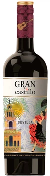 Вино Gran Castillo Sevilla Cabernet Shiraz красное полусладкое 0.75 л (4740158011607)