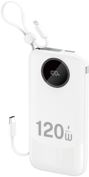 Powerbank Dudao K13 10000 mAh 22.5W White (6977196682324)