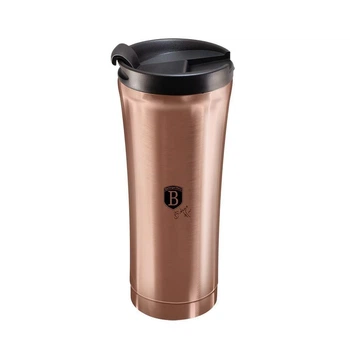 Термокружка Berlinger Haus Metallic Line Rose Gold Edition 500 мл сохраняет тепло до 6 часов, холод 7 часов нержавеющая сталь