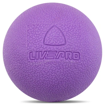 М'яч масажний для МФР ø6,5см LiveUp LP8501 (TPR, d-6,5см, фіолетовий)