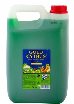 Средство для мытья посуды Gold Cytrus 5 л