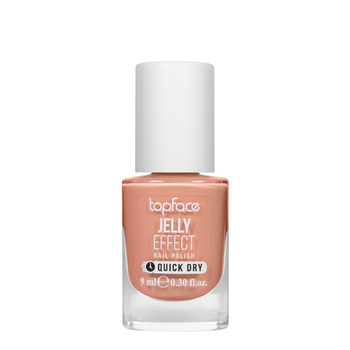 Лак для нігтів topface Jelly Effect Nail Polish швидковисихаючий № 32 Бежево-рожевий (PT110)