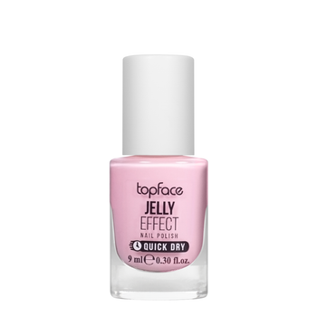 Лак для нігтів topface Jelly Effect Nail Polish швидковисихаючий №13 Кремово-рожевий (PT110)