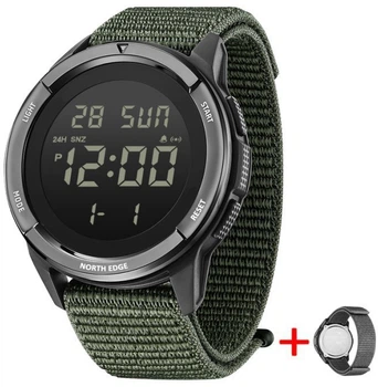 Мужские часы North Edge Terrax Green 2 ремешка
