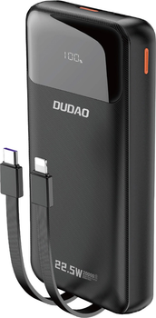 Powerbank Dudao K15Pro 20000 mAh 22.5W Black (6977196682430)