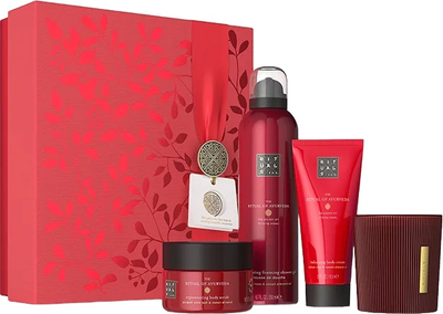 Zestaw Rituals The Ritual Of Ayurveda Krem do ciala 100 ml + Peeling do ciala 125 ml + Zel pod prysznic 200 ml + Swieca zapachowa 140 g (8719134184488 (955555912130604) - Outlet