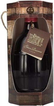 Ром Don Rhon Ron Gran Reserva 5-7 років витримки 0.7 л 37.5% у подарунковій упаковці (7460736950117)