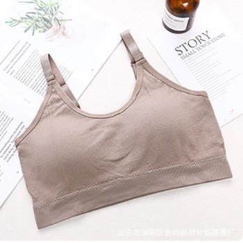 Жіночий топ топік бюстгальтер бралет ліф Honey Fashion Accessories S/M/L темно-бежевий (2-29/1)
