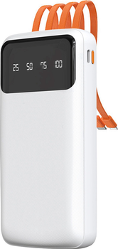 Powerbank Dudao K6Pro 10000 mAh 10W White (6977196682065)