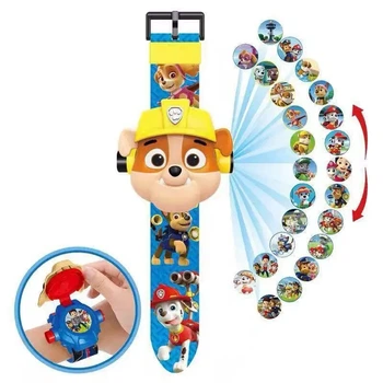 Детские часы с 3D проектором 24 изображения Щенячий патруль Кремеза - Paw Patrol