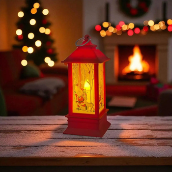 Новогодний LED-ночник «Сказочный фонарь» 13 см на батарейках