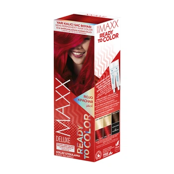 Краска для волос MAXX DELUXE Ready to color Красный, 2x50 мл