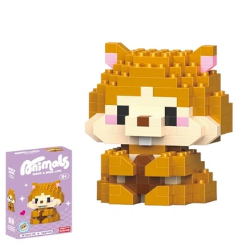 Конструктор фигурка Пиксели BRICKS Animals Hamster