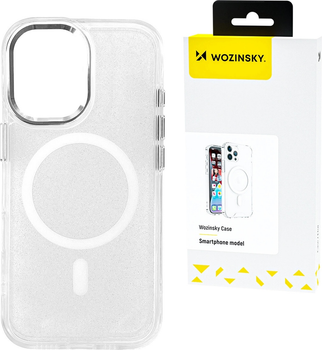 Панель Wozinsky Glitter Case with Mag Safe для Samsung Galaxy S25 Ultra Clear (5907769369384)