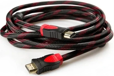 Кабель HIGH SPEED HDMI- HDMI длина 1.5 метра. Качественная оплетка кабель