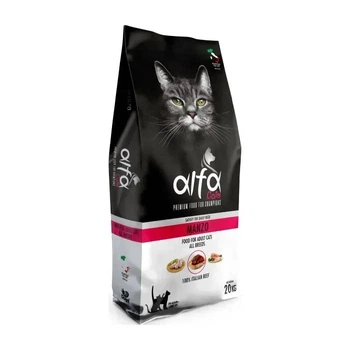Сухой корм ALFA CAT MONZO для взрослых стерилизованных кошек с говядиной 20кг