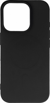Etui plecki Hurtel Liquid Silicone Case do Apple iPhone 17 Pro Max Black (5907769380457)
