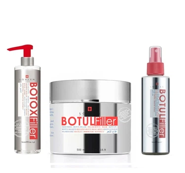 Набор для глубокого обновления волос LOVIEN FILLER BOTOX с эффектом ботокса: шампунь, маска, спрей