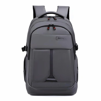 Универсальный городской рюкзак Justpack с ортопедической спинкой серый 30 х 49 х 18 см (5776)