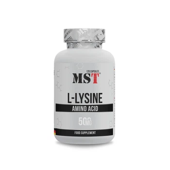 Л-Лізин, L-Lysine, MST, 500 мг, 120 капсул