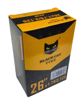 Камера велосипедна BLACK CAT 26 х 1.75 / 2.125 AV (48 mm)
