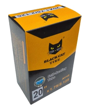 Камера антипрокольна BLACK CAT 20 x 1.75 / 2.125 AV (48 мм) з герметиком