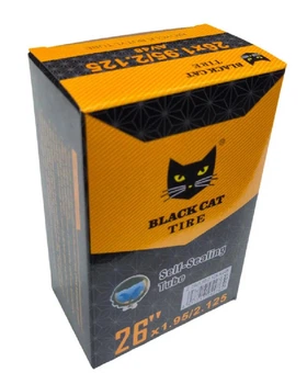 Камера антипрокольна BLACK CAT 26 x 1.95 / 2.125 AV (48 мм) з герметиком