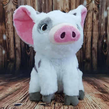 Мягкая игрушка, свинья Пуа, Моана, 22 см