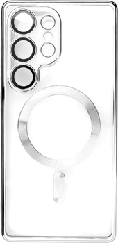 Etui Wozinsky Electroplated Case Magsafe do Samsung Galaxy S25+ Silver (5907769370366)