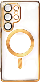 Etui Wozinsky Electroplated Case Magsafe do Samsung Galaxy S25+ Gold (5907769370359)