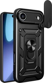 Etui Hurtel Hybrid Armor Camshield do Apple iPhone 17 Air Black (5907769379383)