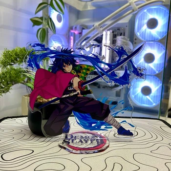 Акриловая Фигурка Клинок, рассекающий демонов Demon Slayer Kimetsu no Yaiba Гию Томиока 2 15см
