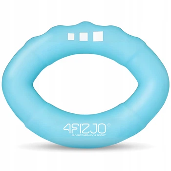 Еспандер кистьовий силіконовий 4FIZJO Medium 18 кг Sky Blue (P-5907739313744)