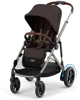 Wózek spacerowy elektryczny Cybex eGazelle S Chocolate Brown 525000175 (4063846511648)