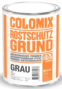 Грунт алкидный | Colomix Rostschutzgrund | Банка 750 г | Черный