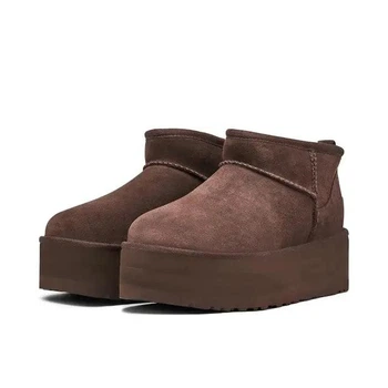 Жіночі UGG CLASSIC ULTRA MINI PLATFORM розмір 37 Шоколадні (15710769)