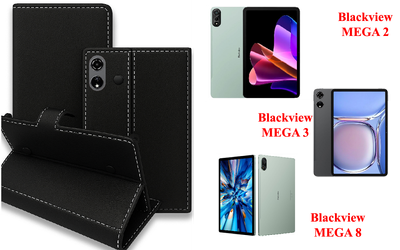 Книга-трансформер Armor для планшета Blackview MEGA 2, MEGA 3, MEGA 8, цвет Black