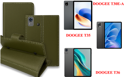 Книга-трансформер Armor для планшета DOOGEE T30E-A, T35, T36, цвет Oluva