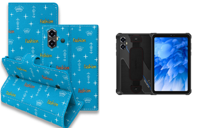 Книга-трансформер Armor для планшета Oukitel RT3 Plus, цвет Feshn-Blue