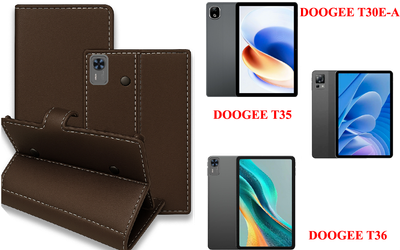 Книга-трансформер Armor для планшета DOOGEE T30E-A, T35, T36, цвет Braun